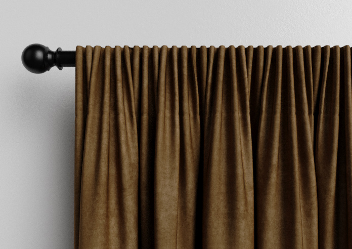 Faux Suede, Mocha - Made to Measure Curtains - Image 9
